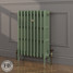 CI-RC813-GRN-FB-LS04 - Richmond Green 4 Column Victorian Cast Iron Radiator H813mm x W455mm CI-RC813-GRN-FB-LS04 - Richmond Green 4 Column Victorian Cast Iron Radiator H813mm x W455mm